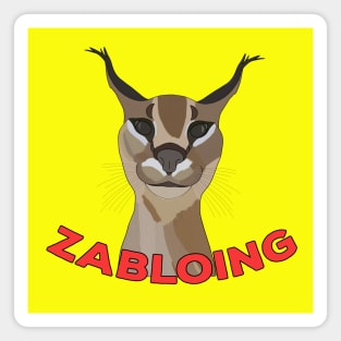 Zabloing Cat Meme Magnet